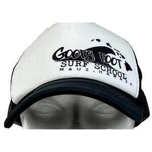 Goofy Foot Surf School Maui Hawaii Adjustable Snapback Trucker Hat Cap